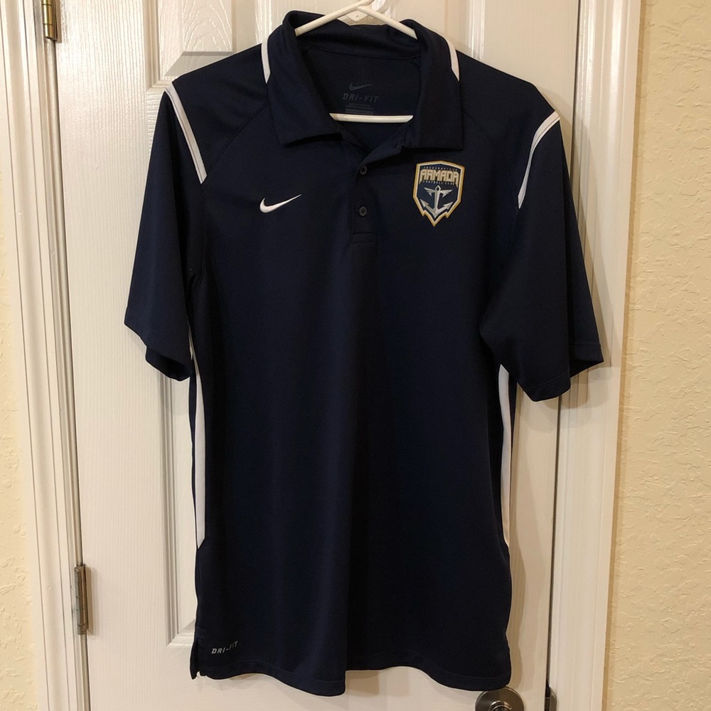 Nike golf polo with Jacksonville Armada logo